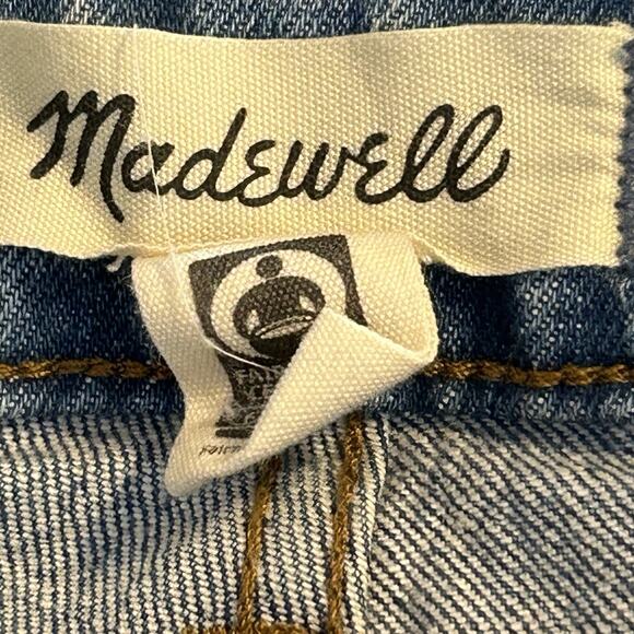 Madewell The Curvy '90s Straight Mid-Rise Jean Barbosa Wash Raw Hem Size 23 Tall - Picture 9 of 12